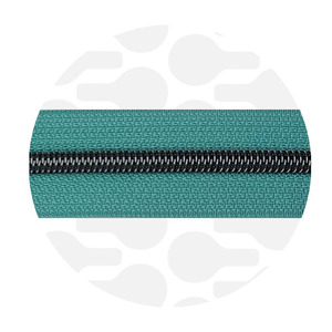 seaspray Teal-Gun Nylon Coil Zipper