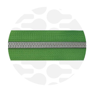 Apple Green-Nickel Nylon Coil zipper