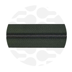 Zipper-sage green-gunmetal