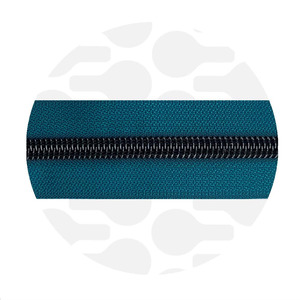 Nordic Teal - Gun Nylon Coil Zipper