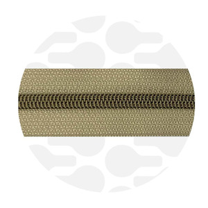 Washed-linen-Brass Nylon coil Zipper