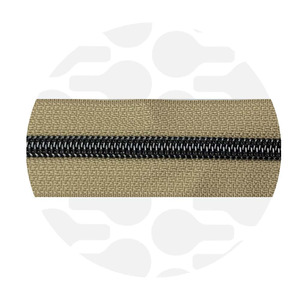 Washed-linen-Gun Nylon coil Zipper