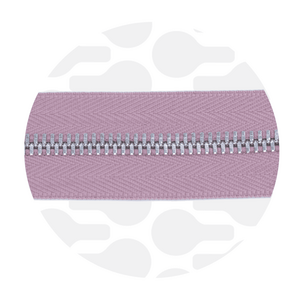 Zipper Metal Dusty pink Nickel