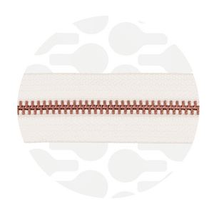 Zipper Metal Off white Rose gold