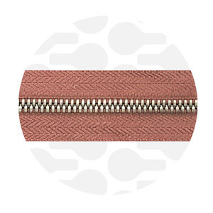 dusty rose-brushed-nickel-Metal Zipper 5 