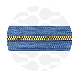 cloudy-gold-metal zipper