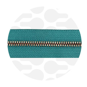 seasprayteal-copper-metal zipper