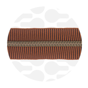 Zipper Striped Toffee Brass
