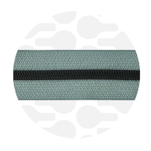 Smokey Mint - Black Nylon Coil Zipper
