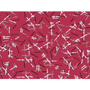 random stripes-raspberry