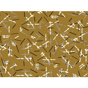 random stripes-ochre