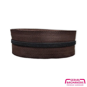zippertape3-nyloncoil-chocolate-black