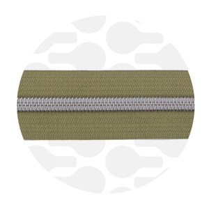 Mossy Green-Nickel Nylon Coil Zipper