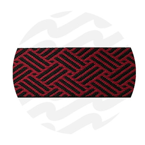 basketweave-winered