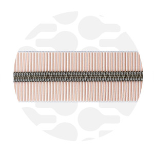Zipper Striped peachy Nickel