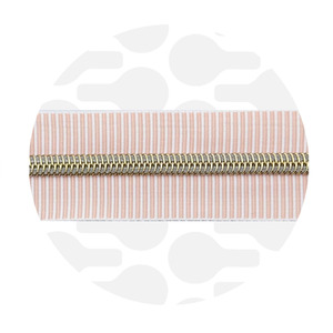 Zipper Striped peachy Gold