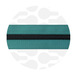 seaspray Teal-Black Nylon Coil Zipper
