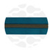 Nordic Teal - Bronze Nylon Coil Zipper