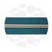 zipper-ocean blue-nickel