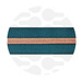 zipper-ocean blue-rosegold