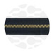 black-brass-metal zipper
