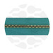 seasprayteal-brass-metal zipper