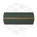 Metal Zipper 5 Sage Green - Brass