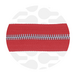 Zipper Metal Red Nickel