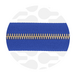 Zipper Metal Royal blue Gold