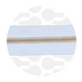 Zipper Metal White Gold