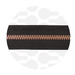 black-copper-metal zipper