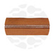 cognac-copper-metal zipper
