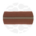 Zipper Striped Toffee Brass