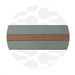 Silver Grey-Rose Gold-Nylon Coil Zipper