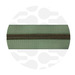 Zipper nylon coil Willow Green Brass