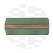 Zipper nylon coil Willow Green Rose Gold