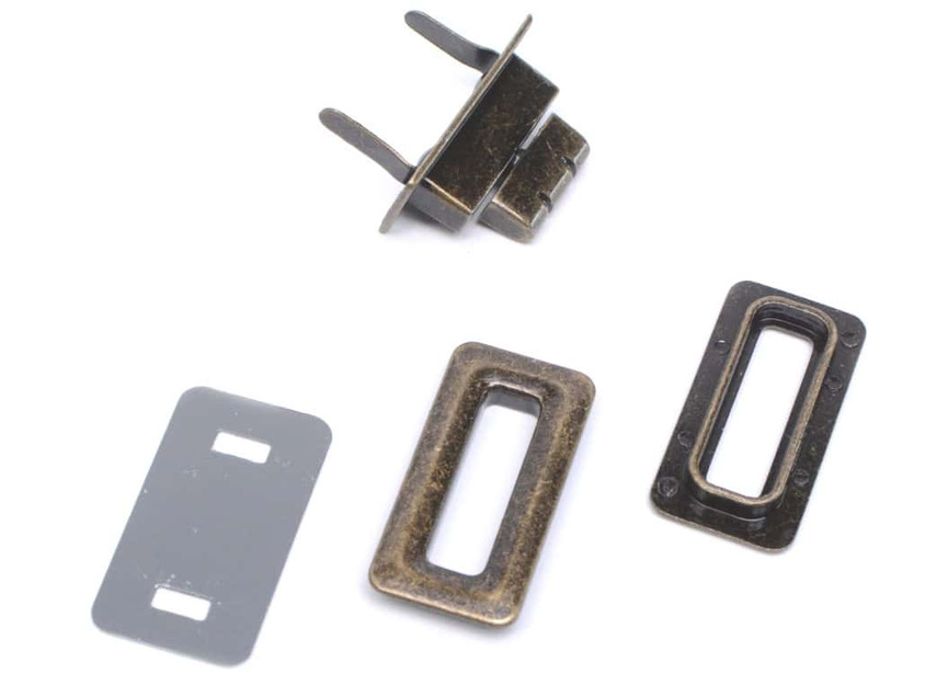 Rechthoekige draaisluiting Brons 2