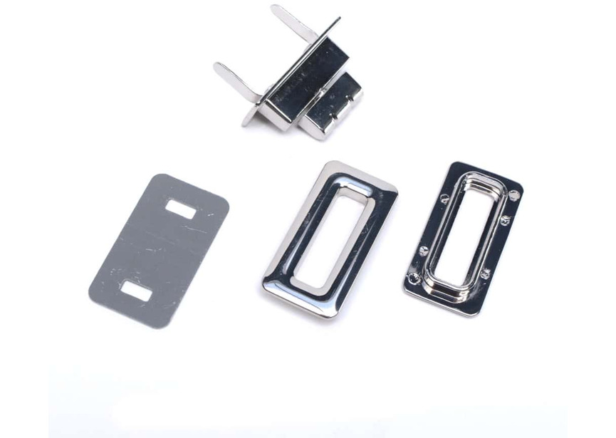 Rechthoekige draaisluiting Nikkel 2