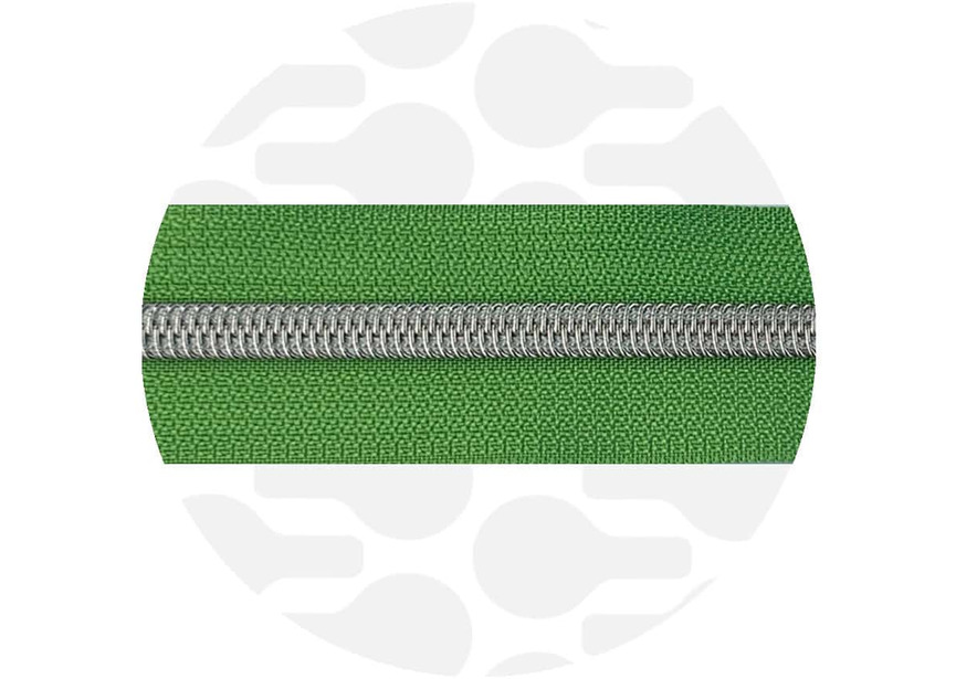 Apple Green-Nickel Nylon Coil zipper