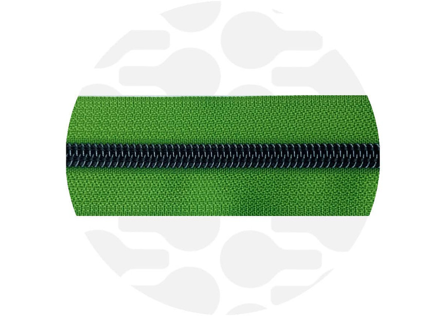 Apple Green-Gun Nylon Coil Zipper