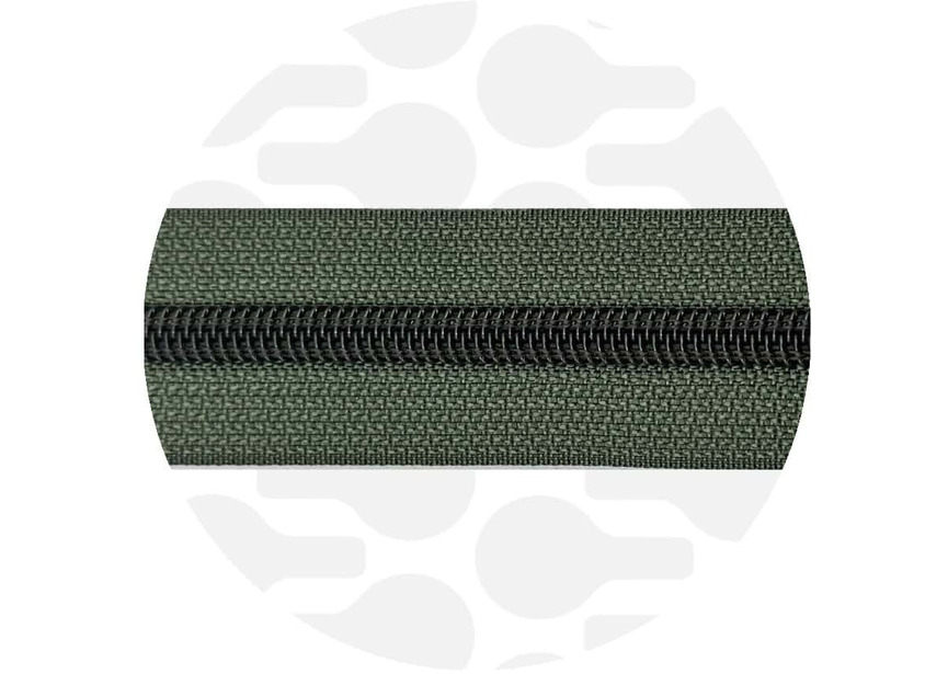 Zipper-sage green-black