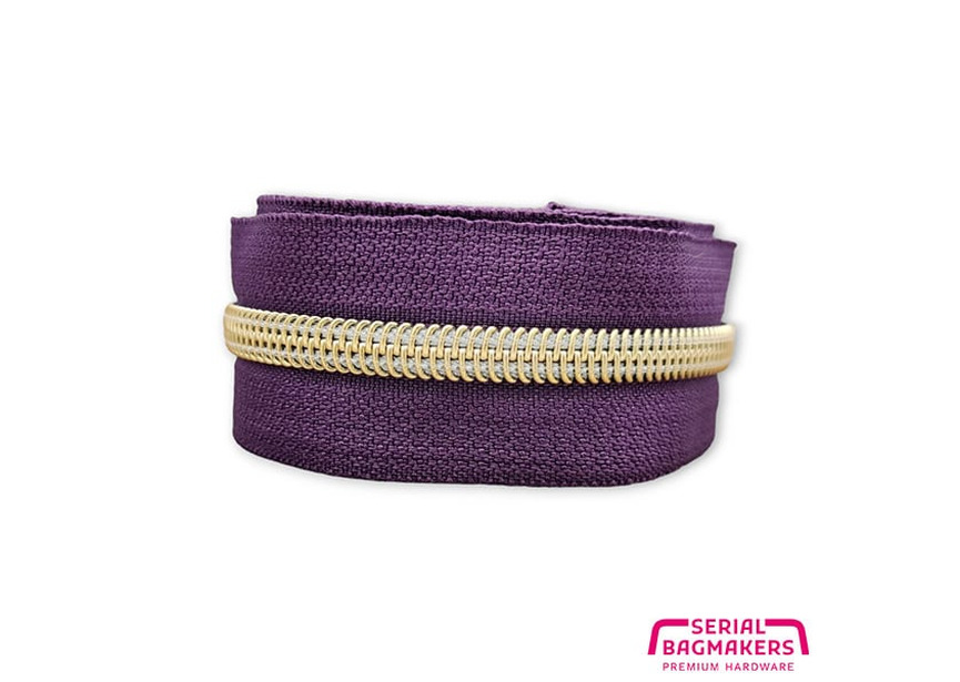 zippertape5-nyloncoil-aubergine-gold