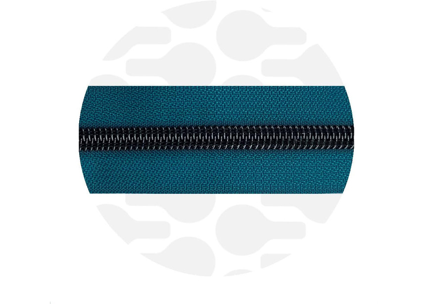 Nordic Teal - Gun Nylon Coil Zipper