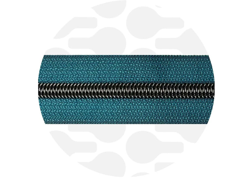 zipper-ocean blue-gunmetal