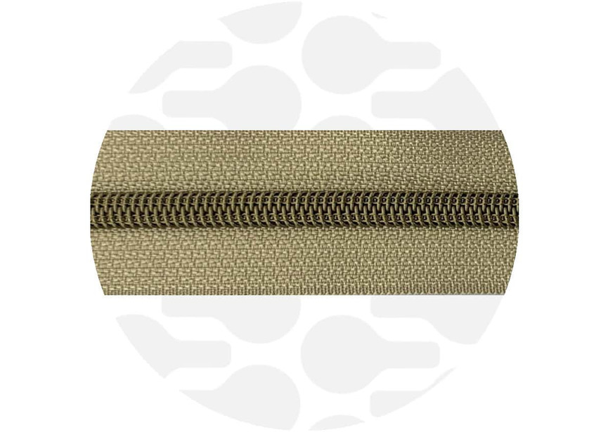 Washed-linen-Brass Nylon coil Zipper