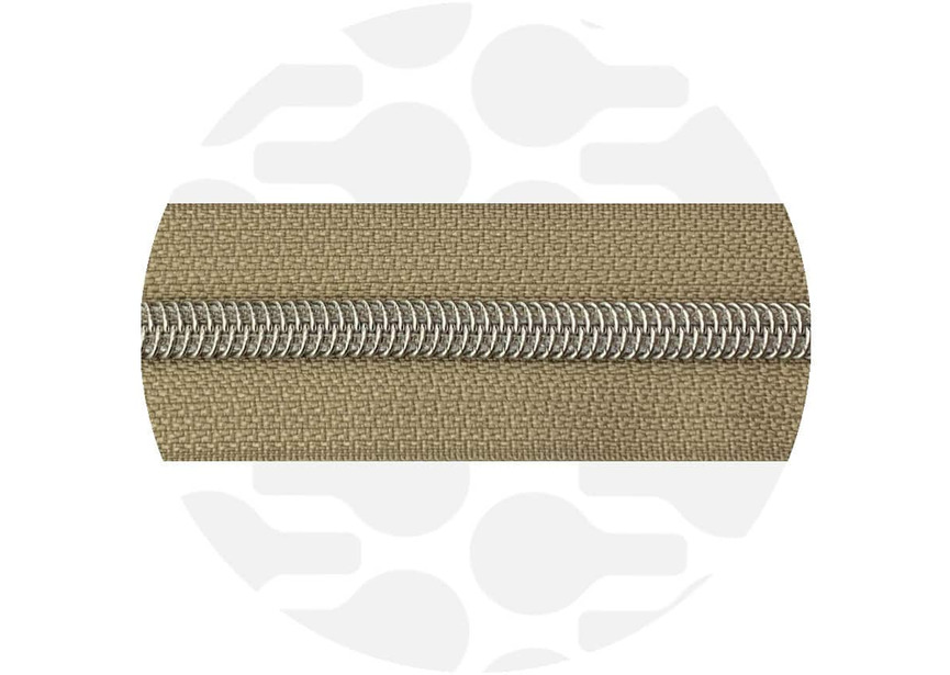 Washed-linen-Nickel Nylon coil Zipper