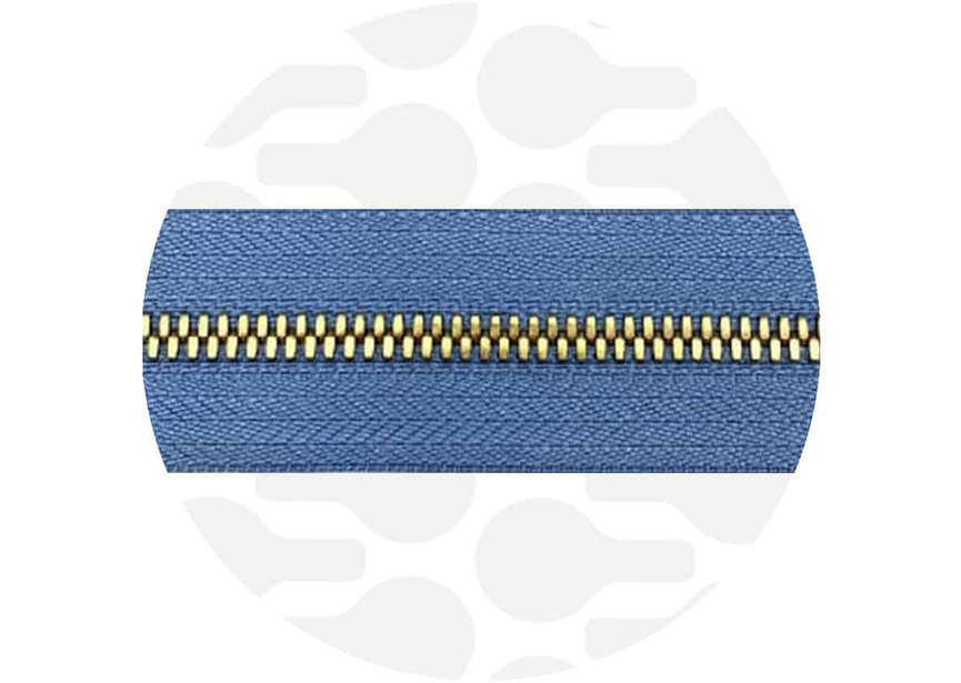 cloudy-brass-metal zipper