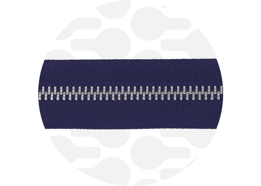 Zipper Metal Dark blue Nickel