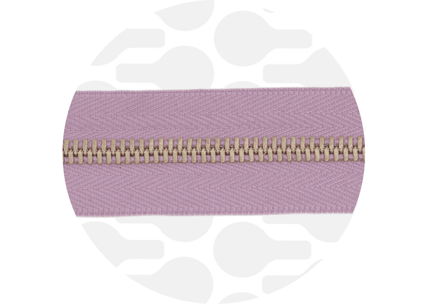 Zipper Metal Dusty pink Gold