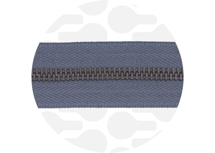 Zipper Metal Stone Antique-brass